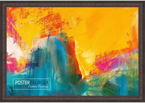 Miniatura 5 de Poster Palooza 30x36 Ornate Cherry Complete Wood Picture Frame with UV Acrylic Plexiglass, Foam Board Backing & Hardware Included