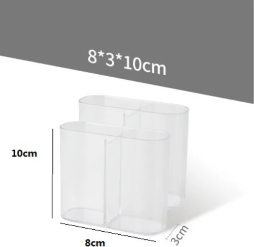 Miniatura 2 de TOWINE Makeup Organizer Desktop Cosmetics Storage Box Home Dressing Table Organization Storage Rack for Makeup Brushes Lipstick Small Item