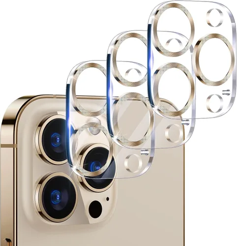 Miniatura 35 de UniqueMe para Paquete de 3 Protectores de Lente de Cámara para iPhone 15 Pro/iPhone 15 Pro Max, [Protección contra Caídas] [Compatible con Fundas]