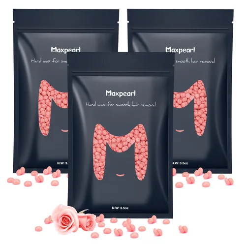 Miniatura 16 de Maxpearl Perlas de Cera Dura, 300g Granos de Cera para Depilación para Bikini Brasileño, Cara, Cejas, Axilas, Brazos, Pecho, Espalda, Piernas, Verde