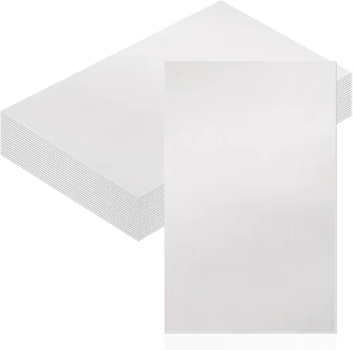 Miniatura 14 de Therwen 80 piezas de chapa de aluminio para techo intermitente de 5 x 7 pulgadas, techo de metal para cobertizo, impermeabilización alrededor