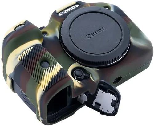 Miniatura 8 de Rieibi EOS R7 Funda De Cámara, Funda De Silicona Para Canon Eos R7 Cámara Digital, Cubierta Protectora De Silicona Para Canon R7 - Camuflaje