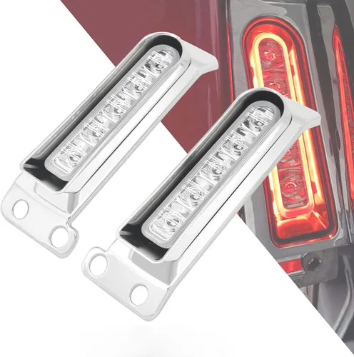 Miniatura 11 de Insertos de soporte para alforjas LED, panel de relleno para luz auxiliar del guardabarros, luces de freno y cola para Harley Electra Glide Road