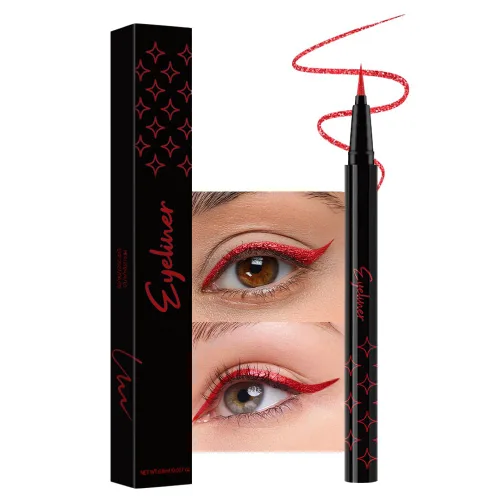Miniatura 19 de evpct Delineador de ojos líquido cromático dúo, con purpurina de bronceador rosa, destello metálico brillante, sombra de ojos en lápiz, cambio