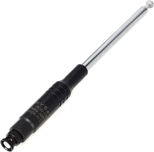 Miniatura 6 de HYS BNC Base telescópica/varilla de 27 Mhz Antena aficionada HT de 9.8 pulgadas a 51.97 pulgadas para radio CB portátil/portátil con conector BNC