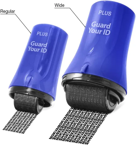 Miniatura 7 de Rodillo avanzado para prevención de robo de identidad y protección de privacidad personal de Guard Your ID, azul, estándar