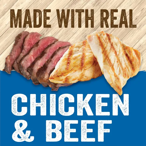 Miniatura 3 de Evolve Receta de pollo y carne de res sin granos en salsa húmeda para gatos 3 oz - 24 pk