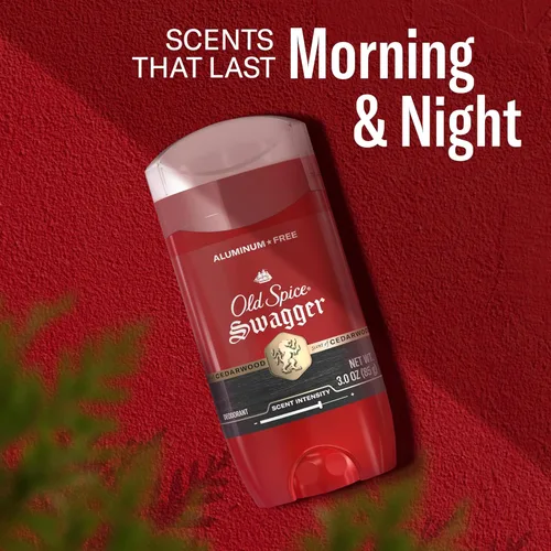 Miniatura 10 de Old Spice Desodorante sin aluminio para hombres, protección contra olores 24/7, frescura 24/7 y aroma duradero, Swagger con aroma a madera de cedro