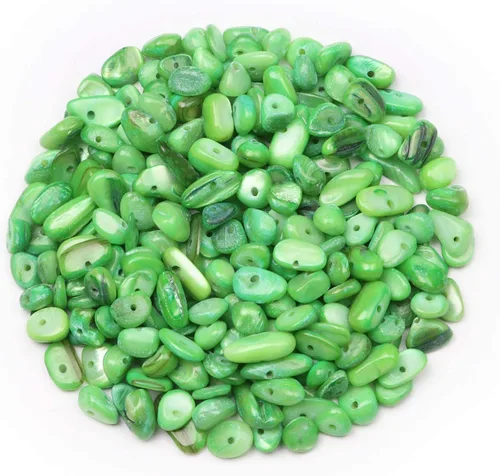 Miniatura 33 de 500 cuentas de piedra natural con virutas naturales, citrino de 0.317 a 0.315 pulgadas, piedras preciosas irregulares de cristal curativo, cuentas