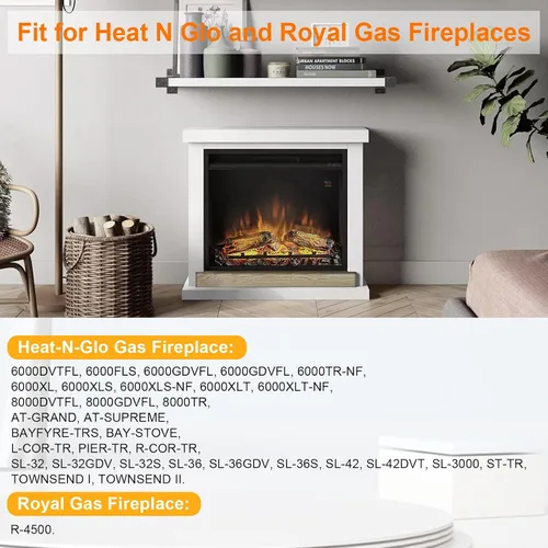 Miniatura 2 de Criditpid Conjunto piloto de gas natural (NG) 446-510A para chimeneas de gas real Heat-N-Glo, piezas de repuesto de montaje piloto de pie