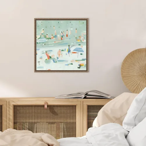 Miniatura 5 de Amanti Art Lienzo enmarcado para pared, 16 x 16 pulgadas, confeti de verano II por Emma Scarvey, lienzo enmarcado para pared, obras de arte