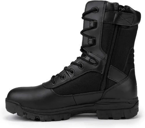 Miniatura 3 de Botas de combate tácticas con forro Coolmax para hombre, color negro