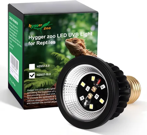 Miniatura 9 de Bombilla UVB para reptiles 5.0 UVB UVA Reptil Bombilla para reptil dragón barbudo lagarto tortugas serpiente, camaleón, no lámpara de calor