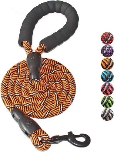 Miniatura 41 de BAAPET Correa para perro de 2/4/5/6 pies con cómodo mango acolchado e hilos altamente reflectantes para perros pequeños, medianos y grandes