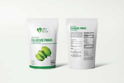 Miniatura 2 de Hojas de Kalanchoe Pinnata en polvo secas hojas sanas polvo bien limpiado hoja de vida