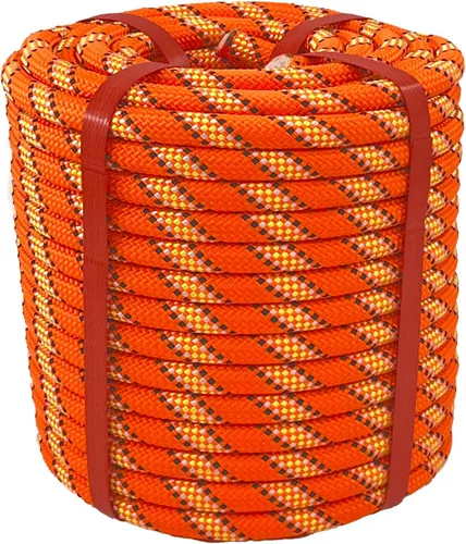 Miniatura 15 de Cuerda de Aparejo para Arborista Cuerda de Toro (1/2 pulgada x 150 pies) Cuerda de Arborista Trenzada de Poliéster de 48 Hebras para Diversas