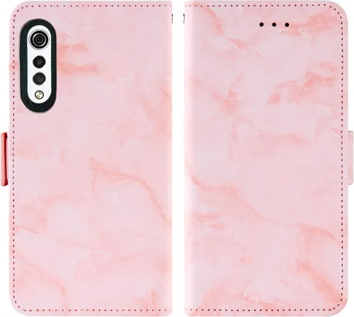 Miniatura 4 de Asuwish Funda compatible con LG Velvet 5G/LGVelvet Verizon G5 UW T-Mobile 2020 y protector de pantalla de vidrio templado, tarjetero con función