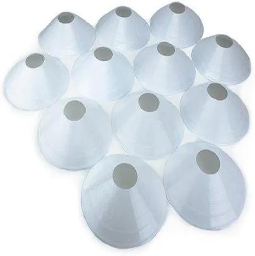 Crown Sporting Goods Juego de 12 conos de disco de campo de plástico blando