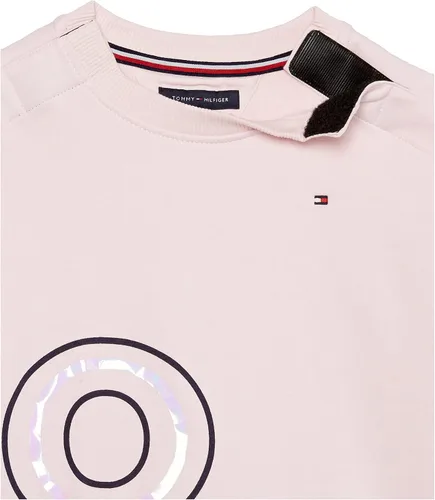 Miniatura 7 de Tommy Hilfiger Vestido tipo sudadera adaptable para niña con cierre de velcro en los hombros