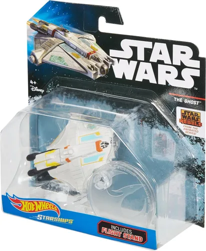 Miniatura 5 de Hot Wheels Star Wars Rogue One nave espacial, Ghost (Rebels)