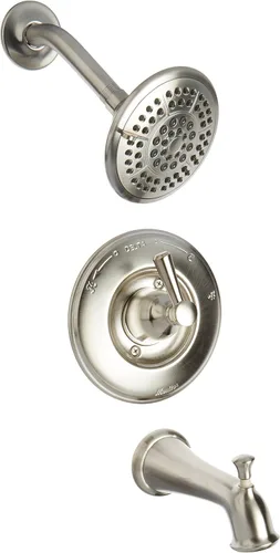 Delta Faucet T14493-SS Linden Monitor Serie 14 - Molde para bañera y ducha, acero inoxidable,