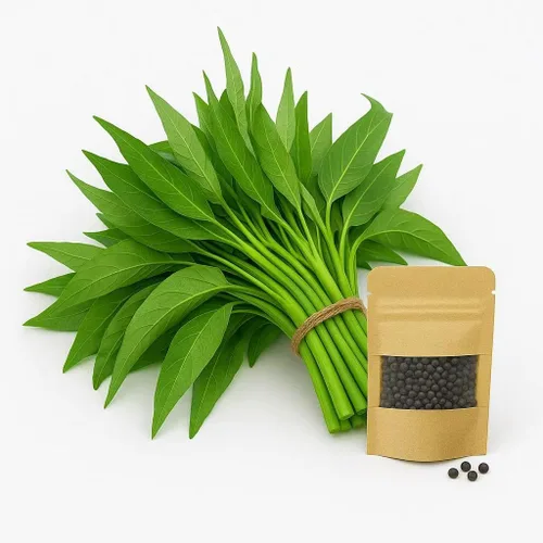 Miniatura 2 de Kong Xin - Semillas CAI de 0.5 onzas, más de 300 semillas vegetales de hoja verde para plantar semillas Choy Ong sin OMG
