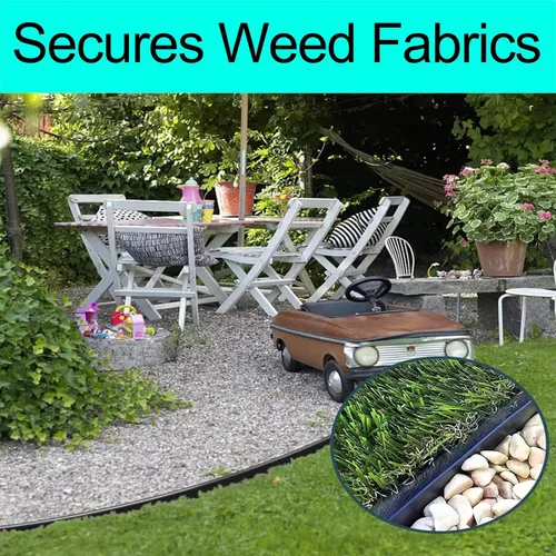 Miniatura 5 de Estacas de jardín en espiral resistentes de 14 pulgadas, estacas de jardín de metal galvanizado sólido para fijar bordes de pavimentación, barreras