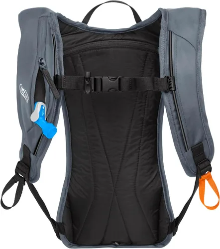 Miniatura 10 de CamelBak Zoid - Paquete de hidratación de nieve con depósito de 70 onzas, perfil bajo, para esquí y snowboard, gris/naranja 2.0