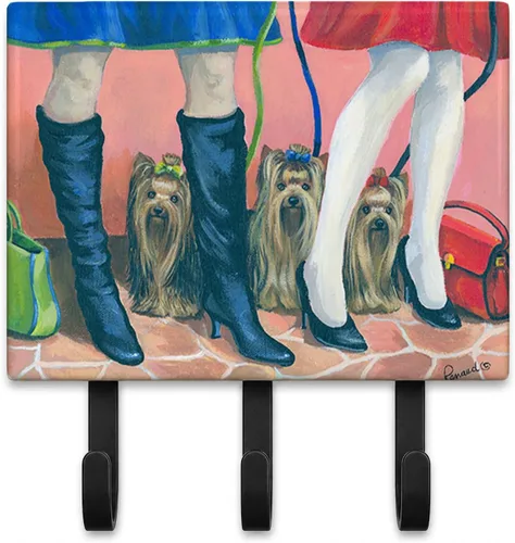 Miniatura 39 de Caroline's Treasures Bichon Frise Sisters - Ganchos para correa o llavero, multicolor