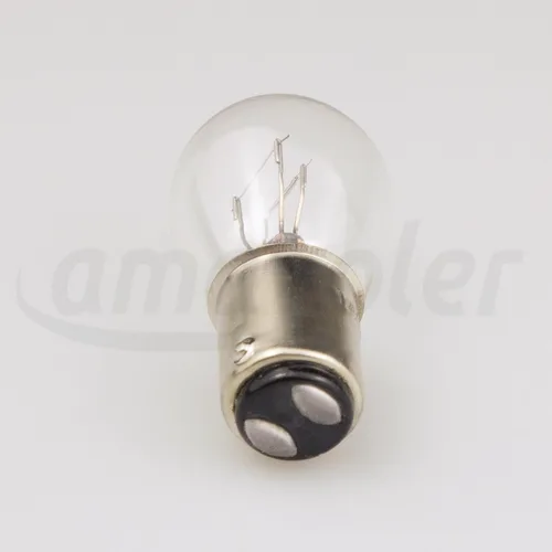 Miniatura 4 de Bombín de Luz de Freno Trasero 12v 5w 21w/5w Piezas de Reemplazo del Mercado de Posventa Compatibles con Ciclomotor, Scooter, ATV, Quad, Go Kart