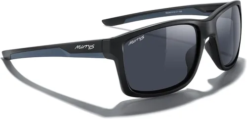 Miniatura 5 de MERRY'S Gafas de sol polarizadas deportivas para hombres y mujeres, para ciclismo, correr, conducir, golf, pesca, protección UV400 S9266 Marco negro