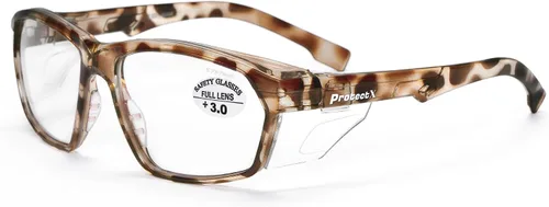 Miniatura 26 de ProtectX Lentes de lectura elegantes para mujeres y hombres, antivaho y antiarañazos, protección UV, gafas de seguridad antiimpactos