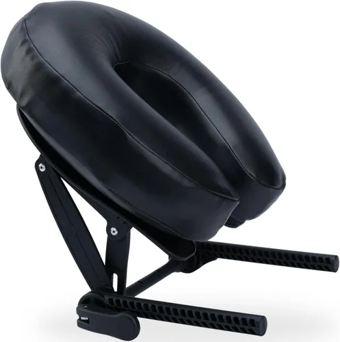 Soporte para masaje facial con cojín para la mesa de masaje, se adapta a la mayoría de mesas de masaje, espuma viscoelástica, ajustable