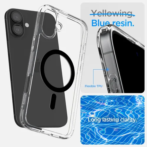 Miniatura 217 de Spigen Funda para iPhone 13 Mini, ultra híbrida MagFit [antiamarilleo] [compatible con Magsafe] - Transparente