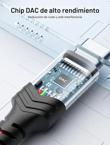 Miniatura 3 de JSAUX - Cable USB C a conector de audio auxiliar de 3,5 mm para iPhone 17 Pro Max/Air [1 m], cable tipo C a auriculares de 3,5 mm para coche estéreo