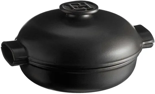 Emile Henry Delight Ceramic - Estofador de cerámica de 2.5 cuartos de galón, pizarra