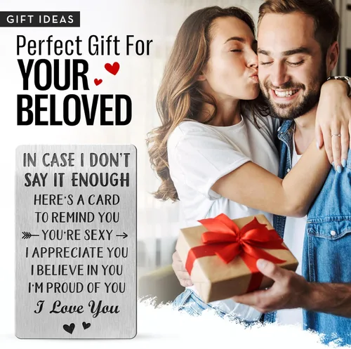 Miniatura 2 de Regalos para él, hombres, novio, esposo para aniversario, San Valentín, Navidad, cumpleaños, tarjeta de aniversario para novios, hombres, maridos