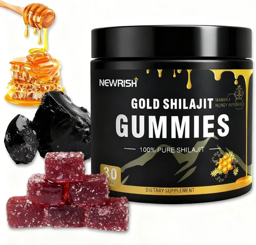 Miniatura 8 de Shilajit - Gomitas para mujer, palitos de miel Shilajit, gomitas Shilajit, ácido fúlvico y más de 85 minerales traza I para hombres, mujeres I sin