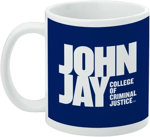 Miniatura 3 de Taza de cerámica con el logotipo principal de John Jay College of Criminal Justice, taza de regalo novedosa para café, té y bebidas calientes, 11oz