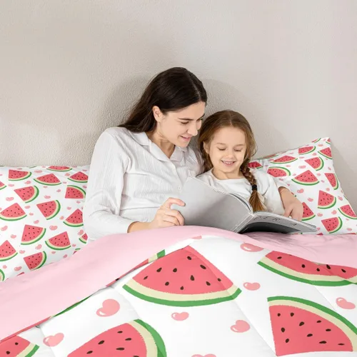 Miniatura 2 de Homewish Juego de edredón de avión para niños, tamaño matrimonial, juego de ropa de cama de 3 piezas para niños, niñas, adolescentes, decoración