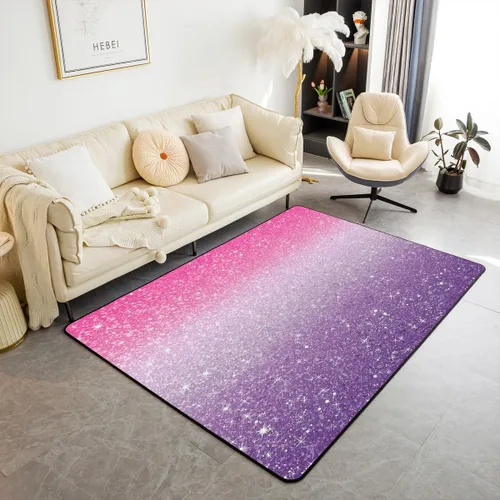 Miniatura 12 de jejeloiu Lindos tapetes de perezoso para sala de estar, 4 x 5 pies, diseño de animales kawaii, juego de alfombras decorativas para interiores