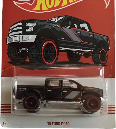 Miniatura 2 de Hot Wheels Escala 1:64 Negro '15 Ford F-150 4/10