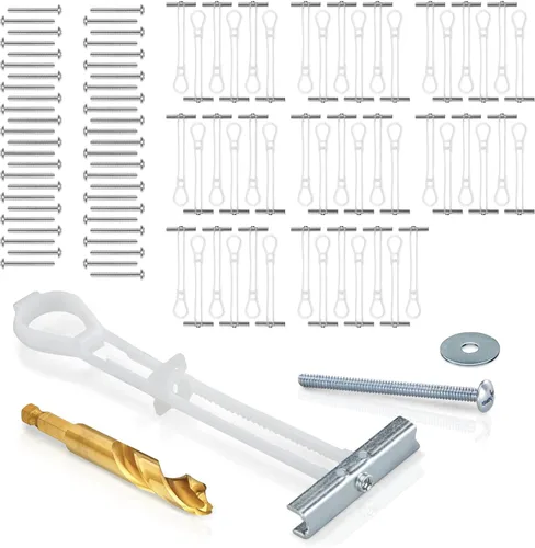 Miniatura 11 de CondoMounts EDA1426 - Anclajes universales de montaje en pared para pernos de acero y metal Soporte para TV Armarios Soporta 90 libras