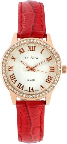 Miniatura 5 de Peugeot Reloj de vestir de piel con números romanos de metal para mujer