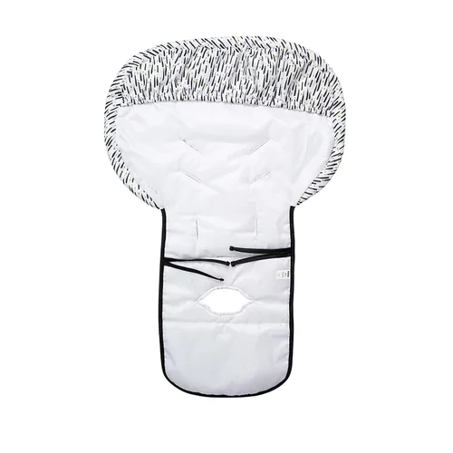 Miniatura 11 de Nuby Funda para silla alta para bebé, protege de derrames y migas, resistente al agua para una fácil limpieza, estampado de pinceladas