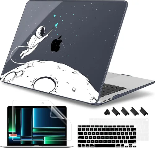 Miniatura 26 de May Chen Funda compatible con MacBook Air de 13 pulgadas 2022 2021, versión 2020-2018 Modelo: M1 A2337 A2179 A1932, carcasa rígida de plástico