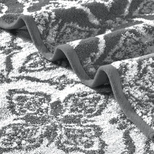 Miniatura 3 de Modern Threads Amaris - Juego de 6 toallas reversibles de jacquard teñido con hilo, toallas de baño, toallas de mano y paños de lavado