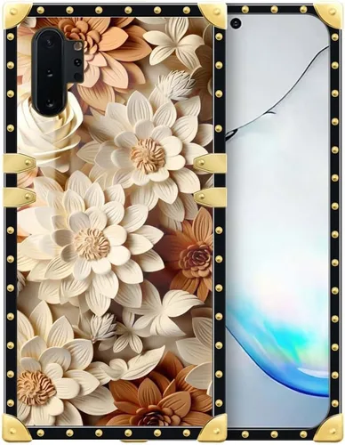 Miniatura 19 de Funda compatible con Samsung Galaxy Note 10 Plus, hermosa mariposa para mujeres y niñas, TPU suave a prueba de golpes, funda cuadrada protectora