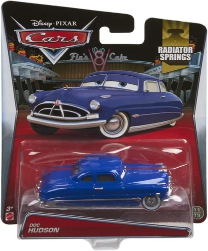 Miniatura 2 de Disney/Pixar Cars, 2015 Radiator Springs Die-Cast Vehículo, Doc Hudson #11/19, escala 1:55