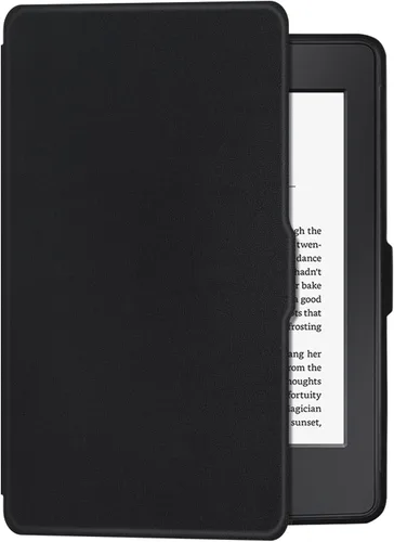 Miniatura 7 de Funda delgada para Kindle Paperwhite de 5ª/6ª/7ª generación antes de 2018 (versión 2012-2017, modelo EY21 y DP75SDI) – Funda protectora de piel Negro